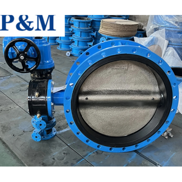 Ductile iron PN16 flange butterfly valve