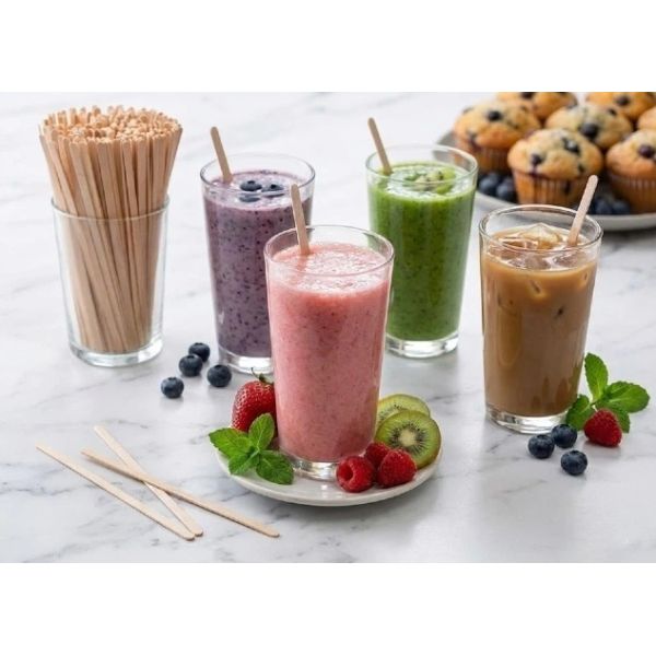 178mm Birch Wood Coffee Stirrer Sticks Smooth Birch For Premium Horeca & Events