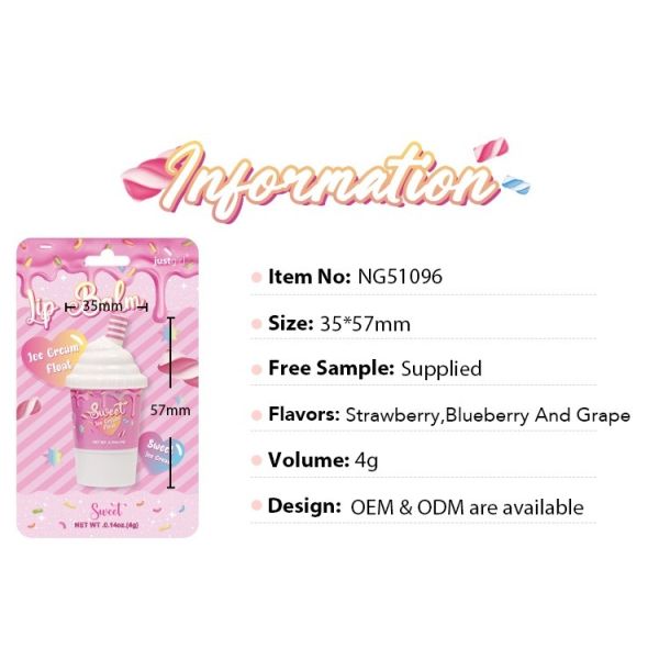 Non Toxic  Fruit Flavored  Chapstick Lip Balm Stick 4g Essential Lip Protection