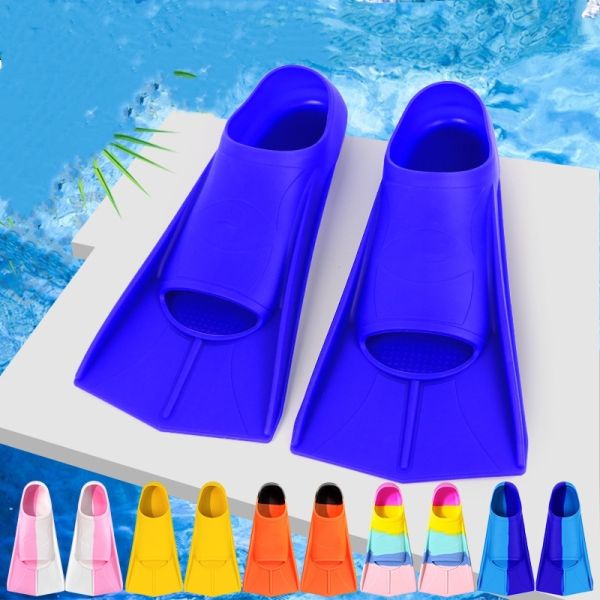 Silicone Durable Swim Flippers with Full Foot Design for Swimming and Training