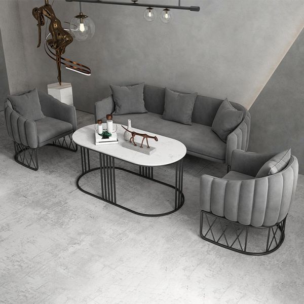 Minimalist Design Living Room Sectional Small Sofa Set Home Furniture Office Modular Luxury Modern Fabric Sofa