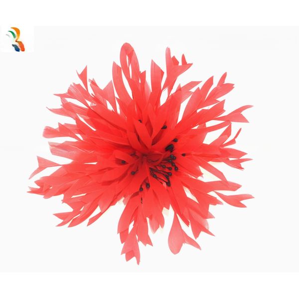 Мультиварные принадлежности Гусиное перье Цветочная горка для украшения шляпы 10х15 см