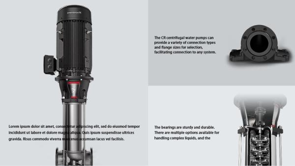 Grundfos CR 10-22 Vertical multistage centrifugal pump Suitable for multiple scenarios including commercial heating industrial water supply and water treatment