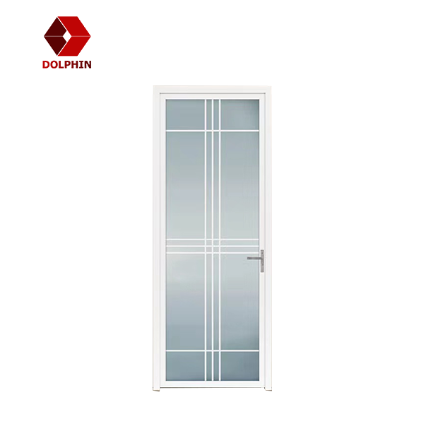 6063 алюминиевых стекла Toughed двери окна покрытых порошком черных