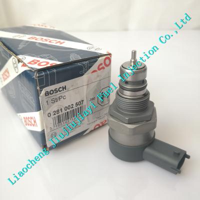 Válvula de controle comum da pressão do trilho de Bosch, regulador de pressão comum DRV do trilho 0281002507