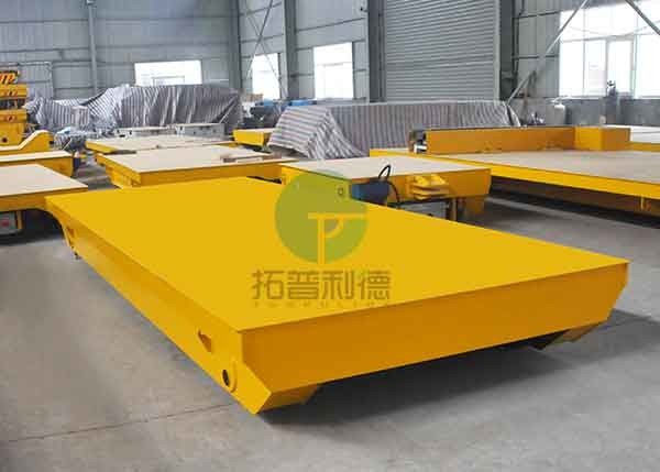 Heavy Load Sinter Plant Die Block Transfer Rail Steel Billet Motorized Wagon Transport Platform