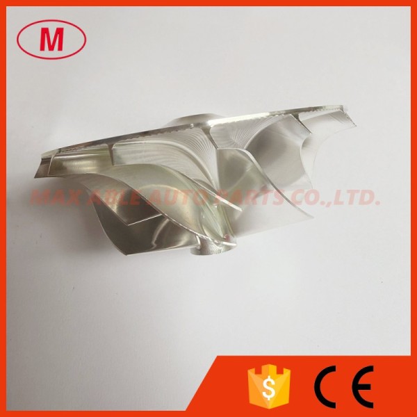 T04S 62.30/86.15mm 7+7 blades High performance turbo aluminum 2618/milling/billet compressor wheel for racing