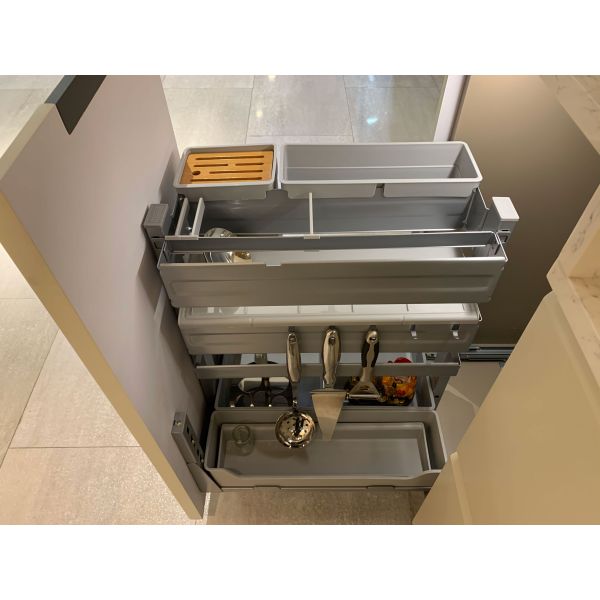 Modern Design Ready to Assemble L Shape Kitchen Cabinet with Eco-Friendly Material