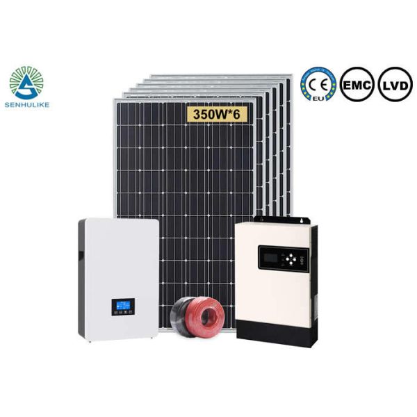 3KW Home Hybrid Solar Power System With Lithium Battery