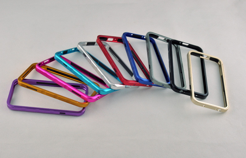 Aluminum Bumper For Samsung Galaxy S4 Metal Case , Custom Phone Covers
