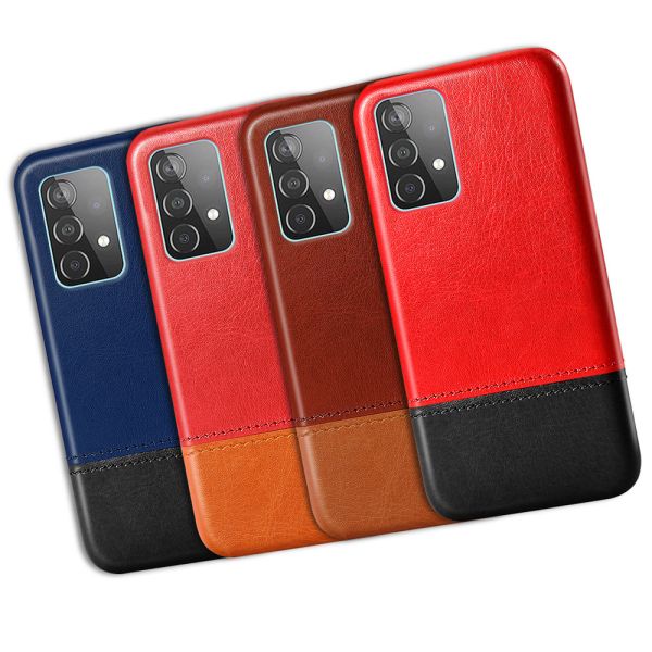 PU Leather Phone Cases Retro Vintage Back Cover Anti Fingerprint