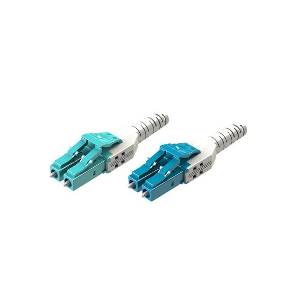 Data Center Solution LC Fiber Optic Connector Duplex With Uniboot 2.0 Beige Assembly