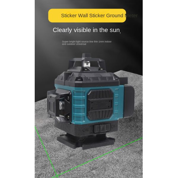 Advanced Dual-Line Green Laser Level Self-Leveling Professional Measuring Tool for Construction and DIY Projects