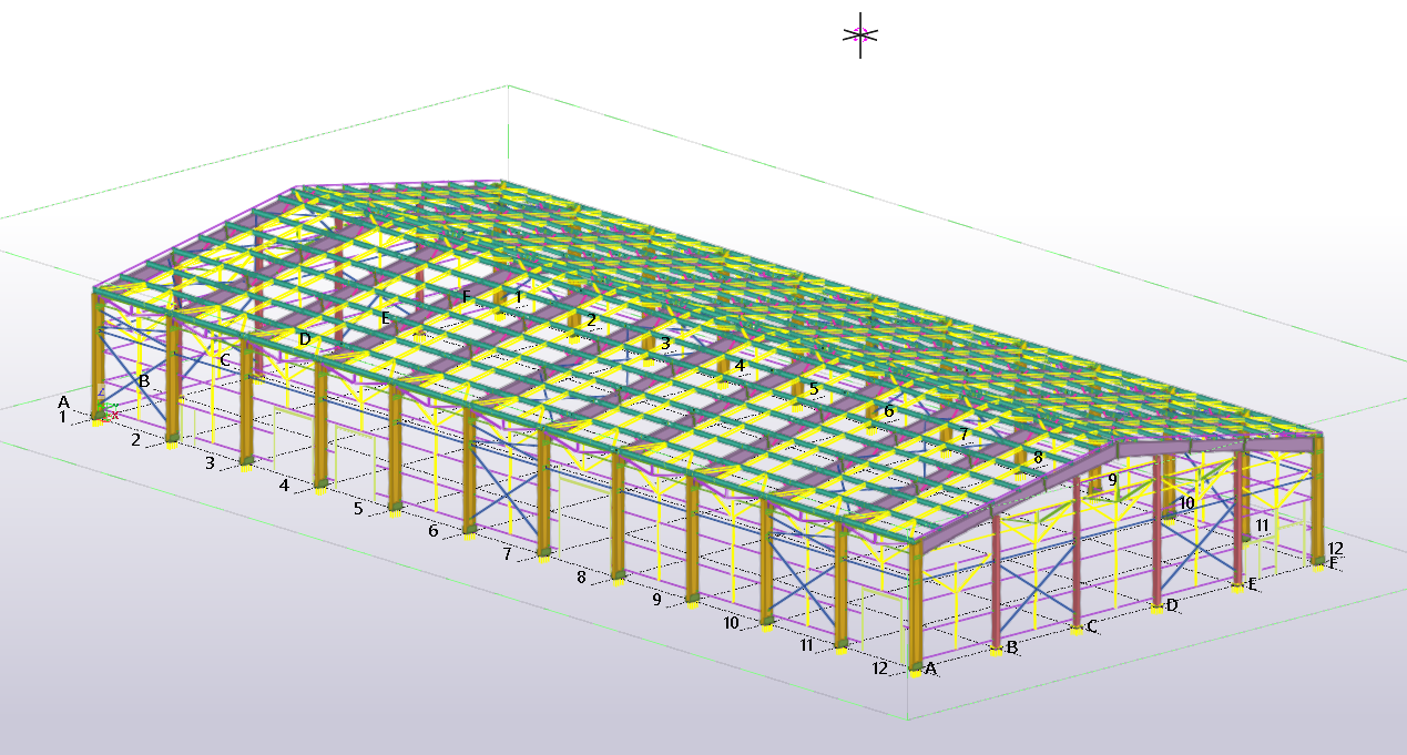 Prefabricated Steel Structure Cold Storage Warehouse With PU/PIR Sandwich Panel