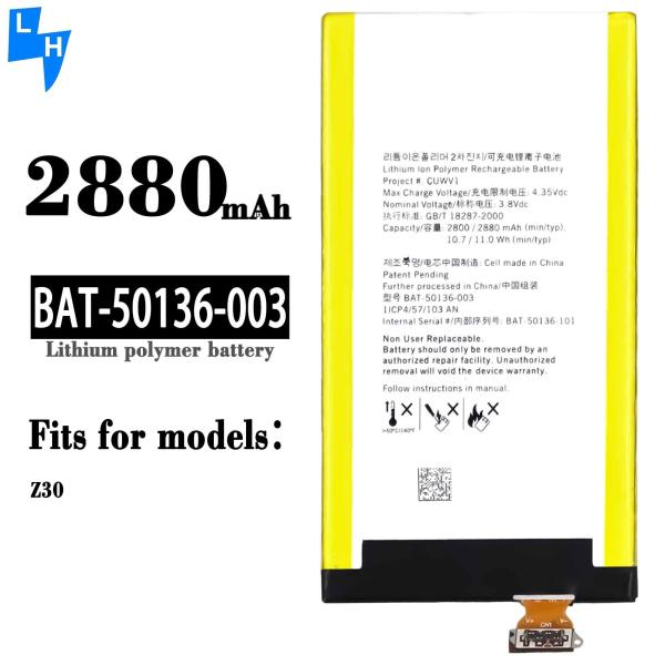 Bateria de telemóvel para BlackBerry Z30 2880mAh