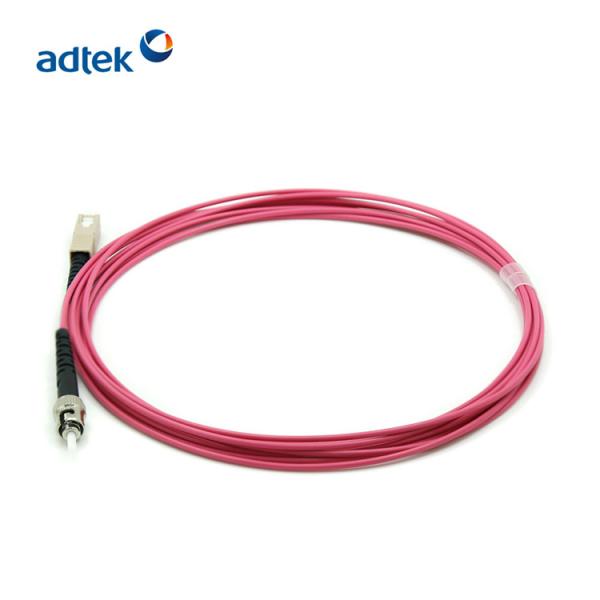 SC To ST OM4 Fiber Patch Cable Multimode Simplex 0.9mm 2.0mm 3.0mm Patch Cord