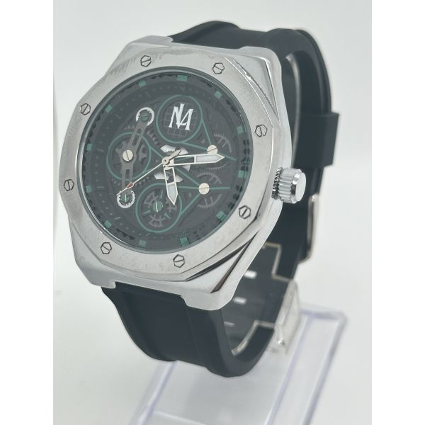 Минималистские спортивные силиконовые наручные часы водостойкие из нержавеющей стали