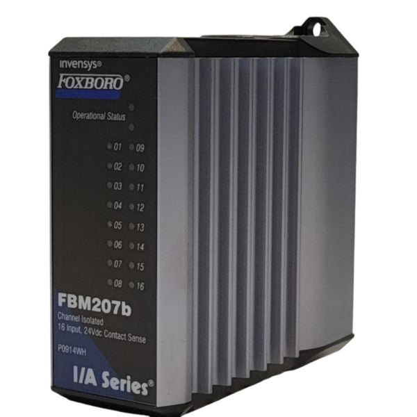 Foxboro FBM207B 16-Channel Isolated Input Module with RS-485 Support for Harsh Industrial Environments in I/A Series