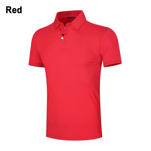 Men's Summer Golf Short Sleeve T-Shirt, Breathable Quick Dry Functional Fabric Golf Apparel