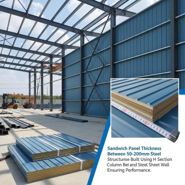 Portal Frame Prefabricated Steel Structure Customized Systems with Grade A Polycrystalline Solar Panel Type Offering Energy Integration