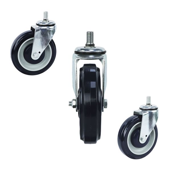 колеса вагонетки PU 100mm сверхмощные