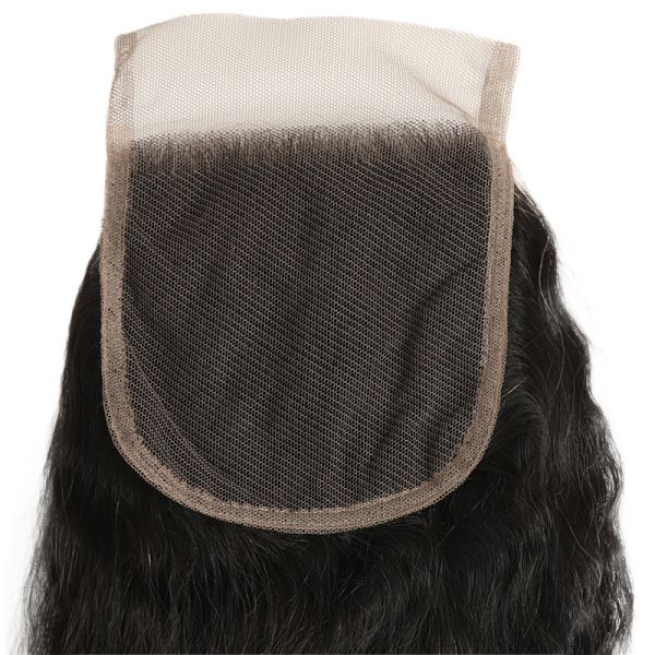 Shedding-Free Remy Hair Kinky Straight Lace Closure for Straight Kinky Hair Extensions