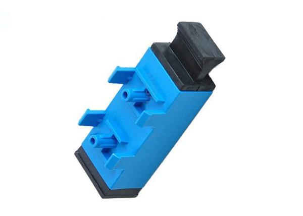 Low Insertion Loss SC UPC UPC  APC Single Mode with Plastic Foot Fiber Optic Adapter /Coupler