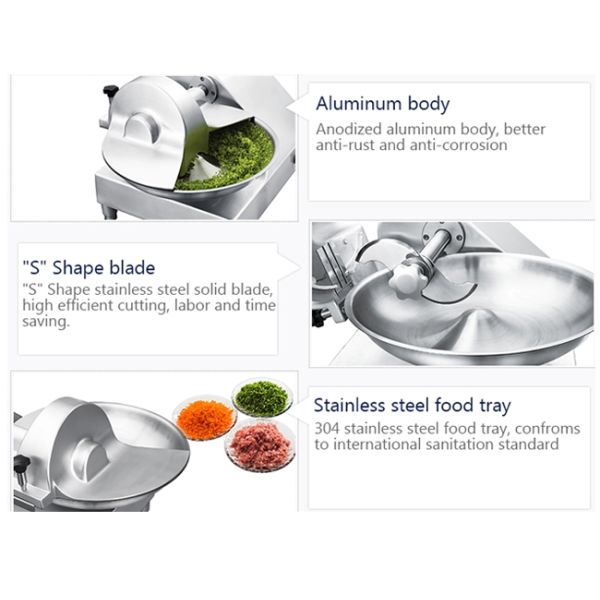 Electric 110V 400W Fully Automatic Chicken Cutting Machine