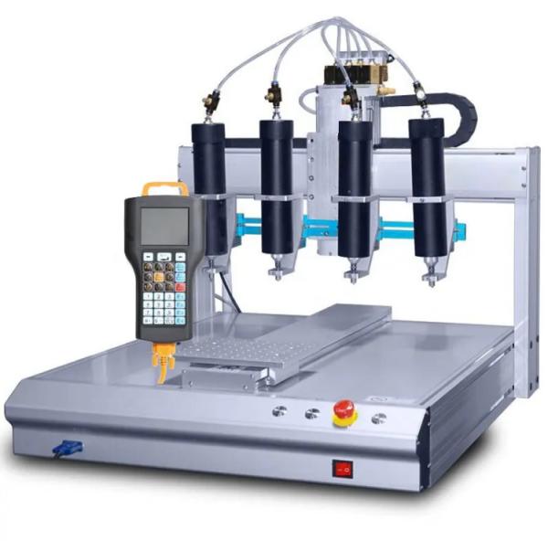 Carbon Steel Automatic Glue Dispenser Machine Seamless Practical