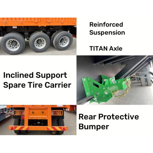 TITAN 3 Axle Fence Semi Trailer for Sale | 60 Tons of Trailer Stakes