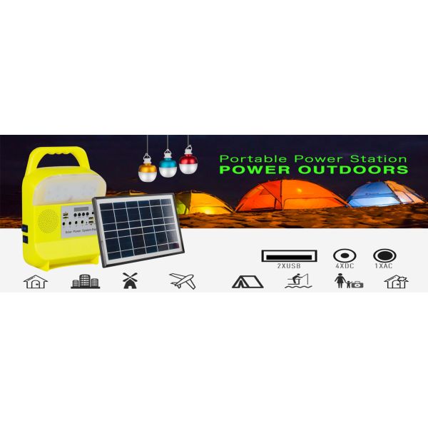 Аварийная система SRE685 наборов освещения панели солнечных батарей СИД 3PCS солнечная