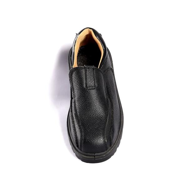 Puncture Slip Resistant Leather PU OutSole Comfortable EVA Insole Nylon Fabric Low Cut Safety Shoes