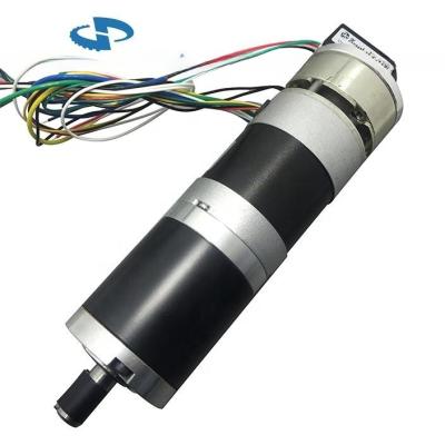 tamanho 57mm Preço baixo Boa qualidade sem escovas Dc BLDC Opção de motor de engrenagem Controlador de freios integrado