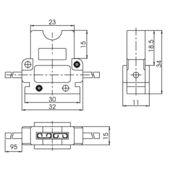 ATO 30A ATC SL-708A в линии гнезде штепсельной вилки монтажной схемы 12V датчика патрона предохранителя 16 стандартном