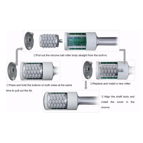 Жирная горящая машина обработки целлюлита, внутренний ролик кавитации вакуума шарика 8D