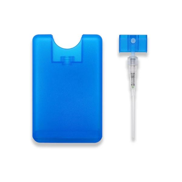 Compact Mini Plastic Pocket Spray Perfume Hand Sanitizer Credit Card Bottle With Plastic Nozzle