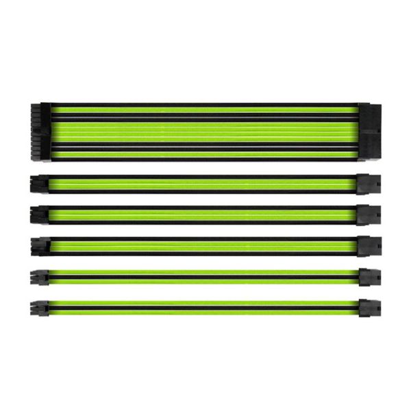 Cotton Nylon Sleeved PSU Extension Cables  PSU ATX 24Pin/ 8Pin PCI-e to 6+2Pin /8Pin EPS To 4+4Pin/6Pin PCI-E