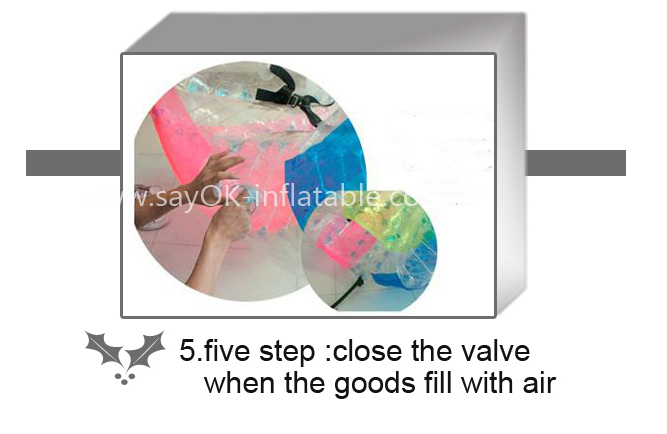 Гигантский раздувной футбол футбола PVC/TPU красит раздувной шарик тела пузыря шарика бампера для игры футбола