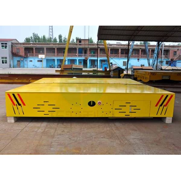 Rubber wheel battery transfer carriage mold injection transfer cart on concrete floor
