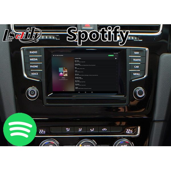 Интерфейс Фольксваген андроида 9,0 Lsailt видео- для навигации Youtube Google GPS автомобиля VW tiguan