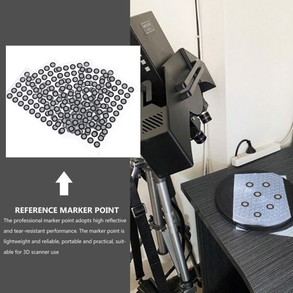 Einscan Creality Revopoint 3D Scanner (300) Compatible Markers High Reflective Tracking Dots Diffuse Reflection 3D Plastic