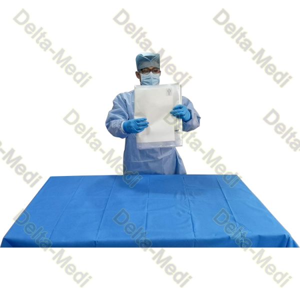 Vertical Isolation Pack Disposable Surgical Packs With Transparent Polyethylene Drape