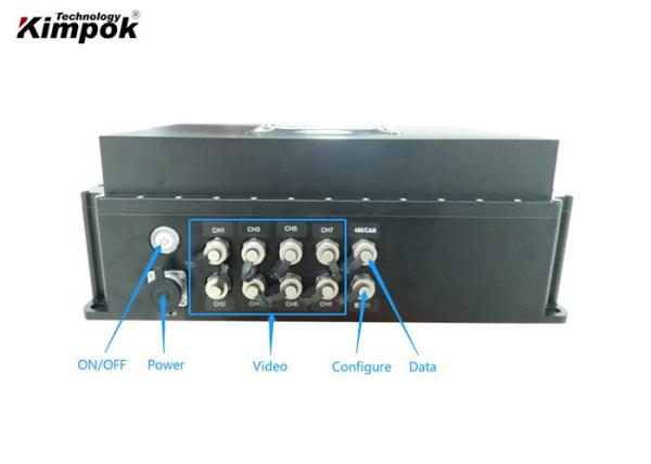 6 Channels COFDM Video Transmitter , Wireless AV Sender 300-860MHz For Multiple Cameras
