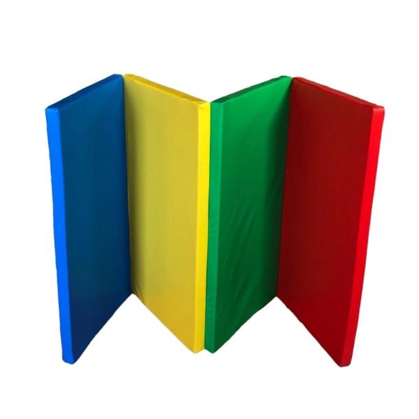 Best-109 Childrens Soft Play Equipment Wrestling Folding Mats With 4 Sided Velrco
