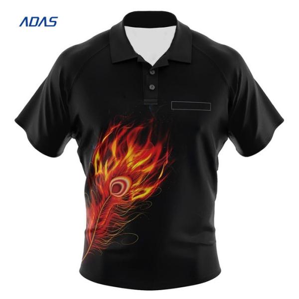 Custom Team Name Quick Dry Men's Dart Shirt Jerseys Short Sleeve