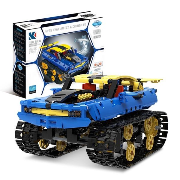 Building Block RC Car Universal Remote Control Car for Car Lovers 26*16*12cm 572PCS