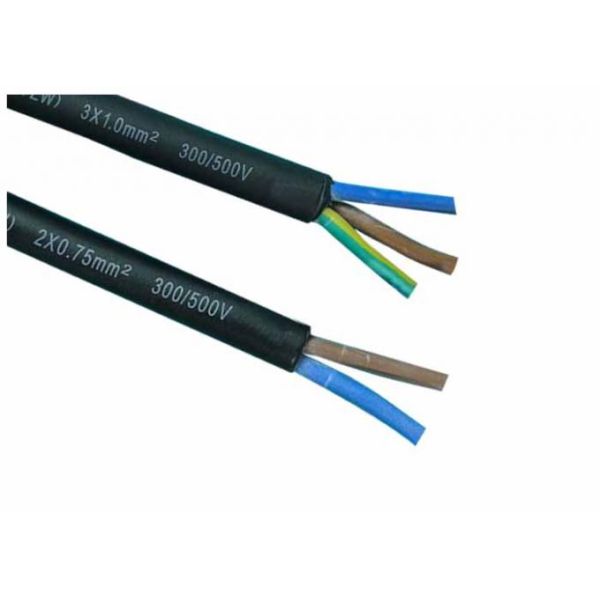 Alambre aislado de goma flexible de YZW, conductor de cobre desnudo Cable de 1.5m m - de 400m m
