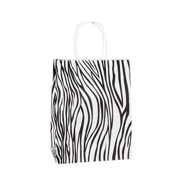 Customized Size Handle Paper Bags Durable Eco Friendly Reusable MOQ 50000pcs