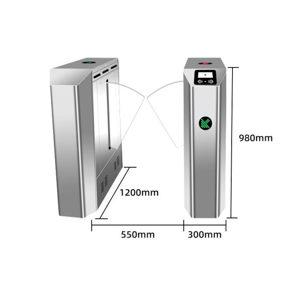 Код турникета SUS304 Retractable COVID QR высоты талии чертежа провода