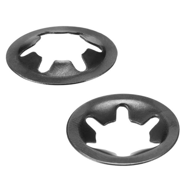 Внутренний зуб M3 Звездный замыватель с черной оксидной отделкой